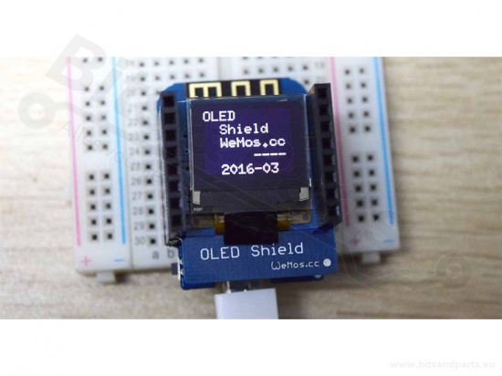 Display OLED 64x48/0,66inch I2C Shield WeMos D1 mini 